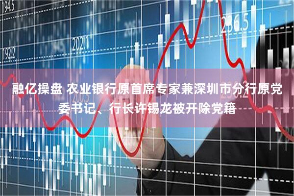 融亿操盘 农业银行原首席专家兼深圳市分行原党委书记、行长许锡龙被开除党籍
